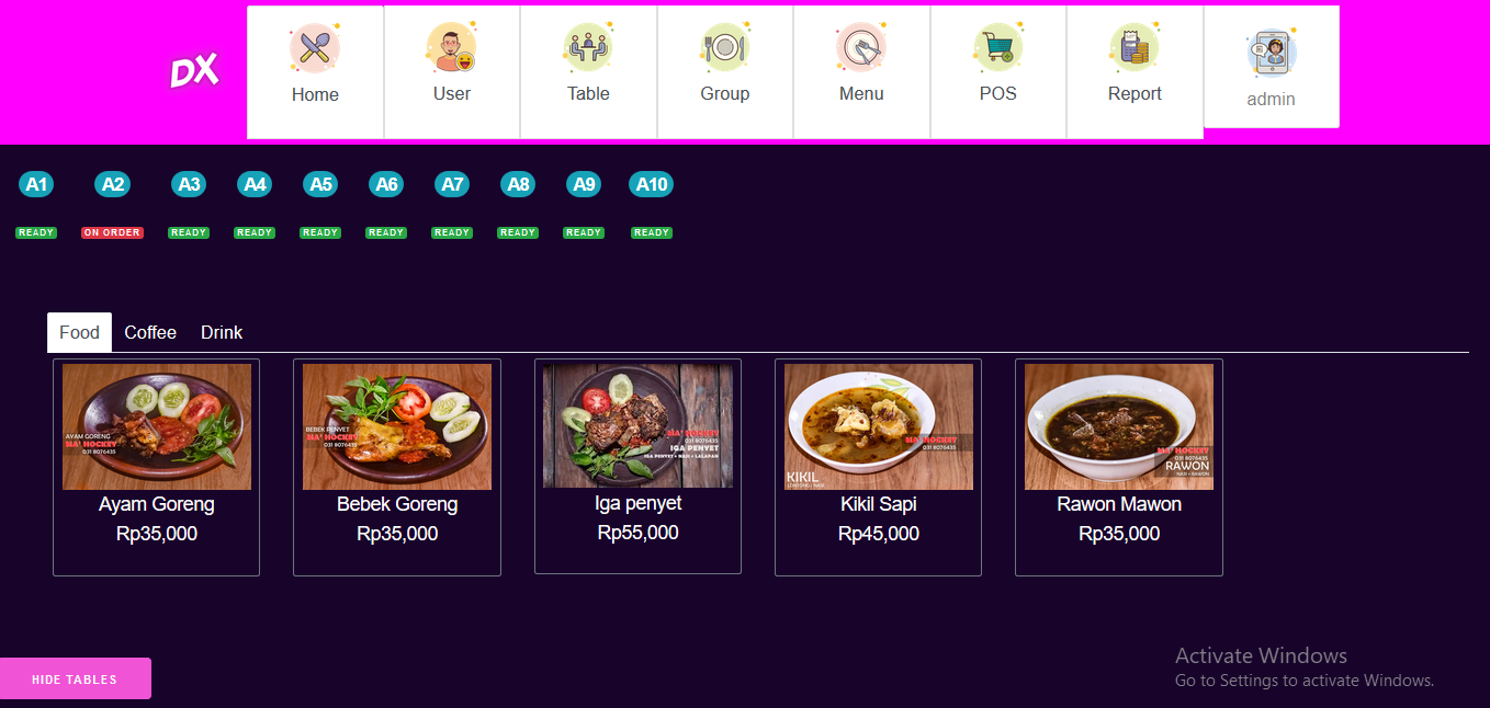 aplikasi restoran online murah